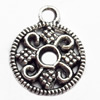Pendant, Zinc Alloy Jewelry Findings, Lead-free, 12x15mm, Sold by Bag