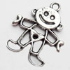 Pendant, Zinc Alloy Jewelry Findings, Lead-free, boy, 22x28mm, Sold by Bag