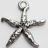 Pendant, Zinc Alloy Jewelry Findings, Lead-free, 16x18mm, Sold by Bag