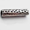 Beads, Zinc Alloy Jewelry Findings, Lead-free, Tube, 25x6mm, Sold by Bag