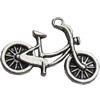 Pendant, Zinc Alloy Jewelry Findings, Lead-free, bike, 26x20mm, Sold by Bag