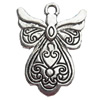 Pendant, Zinc Alloy Jewelry Findings, Lead-free, 18x23mm, Sold by Bag