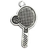 Pendant, Zinc Alloy Jewelry Findings, Lead-free, 19x37mm, Sold by Bag