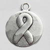 Pendant, Zinc Alloy Jewelry Findings, Lead-free, 16x20mm, Sold by Bag