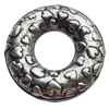 Donut, Zinc Alloy Jewelry Findings, Lead-free, 51mm, Sold by Bag