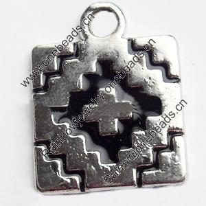 Pendant, Zinc Alloy Jewelry Findings, Lead-free, 14x18mm, Sold by Bag