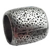European Style Beads Zinc Alloy Jewelry Findings, Lead-free, 22x22mm Hole:16mm, Sold by Bag