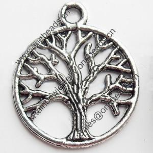 Pendant, Zinc Alloy Jewelry Findings, Lead-free, 20x24mm, Sold by Bag