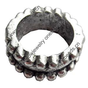 Donut, Zinc Alloy Jewelry Findings, Lead-free, 25x25mm, Sold by Bag