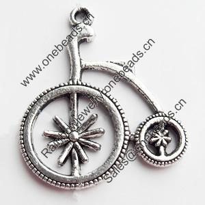 Pendant, Zinc Alloy Jewelry Findings, Lead-free, 27x32mm, Sold by Bag