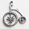 Pendant, Zinc Alloy Jewelry Findings, Lead-free, 27x32mm, Sold by Bag