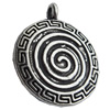 Pendant, Zinc Alloy Jewelry Findings, Lead-free, 18x22mm, Sold by Bag