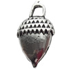 Pendant, Zinc Alloy Jewelry Findings, Lead-free, 14x25mm, Sold by Bag