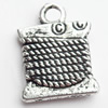 Pendant, Zinc Alloy Jewelry Findings, Lead-free, 11x15mm, Sold by Bag