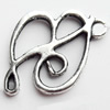Pendant, Zinc Alloy Jewelry Findings, Lead-free, 19x19mm, Sold by Bag