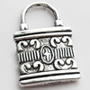 Pendant, Zinc Alloy Jewelry Findings, Lead-free, 17x26mm, Sold by Bag