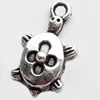 Pendant, Zinc Alloy Jewelry Findings, Lead-free, 9x17mm, Sold by Bag