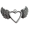 Pendant, Zinc Alloy Jewelry Findings, Lead-free, 47x27mm, Sold by Bag