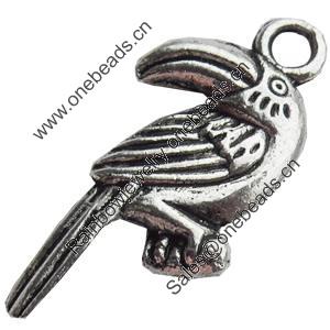 Pendant, Zinc Alloy Jewelry Findings, Lead-free, 12x25mm, Sold by Bag