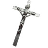 Pendant, Zinc Alloy Jewelry Findings, Lead-free, Cross, 23x39mm, Sold by Bag