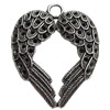 Pendant, Zinc Alloy Jewelry Findings, Lead-free, 37x45mm, Sold by Bag
