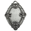 Pendant, Zinc Alloy Jewelry Findings, Lead-free, 22x30mm, Sold by Bag