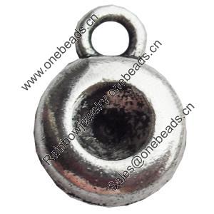 Pendant, Zinc Alloy Jewelry Findings, Lead-free, 10x13mm, Sold by Bag