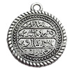 Pendant, Zinc Alloy Jewelry Findings, Lead-free, 19x22mm, Sold by Bag