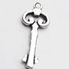 Pendant, Zinc Alloy Jewelry Findings, Lead-free, 9x25mm, Sold by Bag