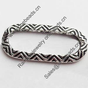 Connector, Zinc Alloy Jewelry Findings, Lead-free, 20x9mm, Sold by Bag