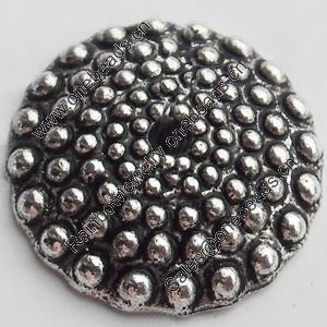 Bead Caps Zinc Alloy Jewelry Findings, Lead-free, 15mm, Sold by Bag