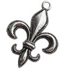 Pendant, Zinc Alloy Jewelry Findings, Lead-free, 22x30mm, Sold by Bag