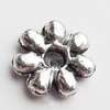 Spacer Zinc Alloy Jewelry Findings, Lead-free, 8mm, Sold by Bag