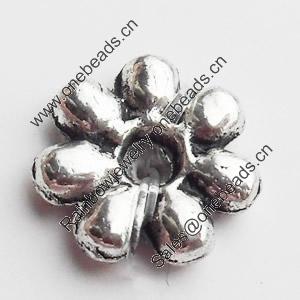 Spacer Zinc Alloy Jewelry Findings, Lead-free, 8mm, Sold by Bag