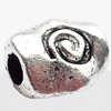 Beads, Zinc Alloy Jewelry Findings, Lead-free, 13x12mm, Hole:4mm, Sold by Bag