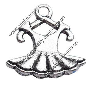 Pendant, Zinc Alloy Jewelry Findings, Lead-free, 15x16mm, Sold by Bag