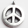 Pendant, Zinc Alloy Jewelry Findings, Lead-free, 15x18mm, Sold by Bag