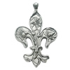 Pendant, Zinc Alloy Jewelry Findings, Lead-free, 50x82mm, Sold by Bag