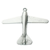 Pendant, Zinc Alloy Jewelry Findings, Lead-free, Plane 48x42mm, Sold by Bag