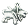 Pendant, Zinc Alloy Jewelry Findings, Lead-free, Animal 17x17mm, Sold by Bag