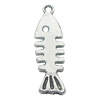 Pendant, Zinc Alloy Jewelry Findings, Lead-free, 8x30mm, Sold by Bag