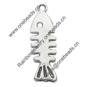 Pendant, Zinc Alloy Jewelry Findings, Lead-free, 8x30mm, Sold by Bag