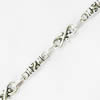 Zinc Alloy chain, Lead-free, Sold by Meter