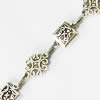 Zinc Alloy chain, Lead-free, Sold by Meter