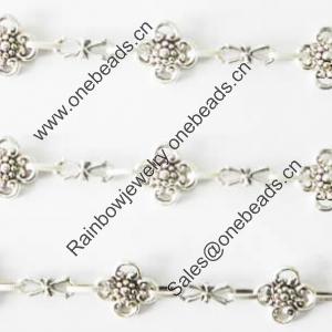 Zinc Alloy chain, Lead-free, Sold by Meter