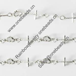 Zinc Alloy chain, Lead-free, Sold by Meter