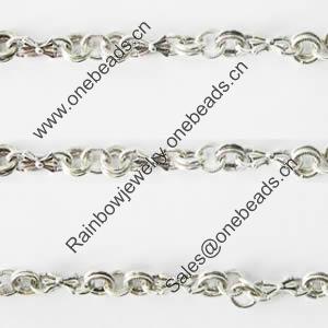 Zinc Alloy chain, Lead-free, Sold by Meter