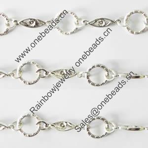 Zinc Alloy chain, Lead-free, Sold by Meter