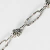 Zinc Alloy chain, Lead-free, Sold by Meter