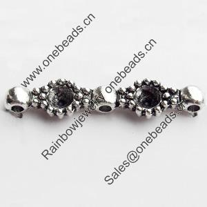 Connector, Zinc Alloy Jewelry Findings, Lead-free, 30x6mm, Sold by Bag